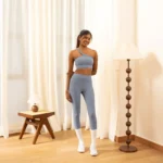 Asymmetrical-Ribbed Strappy-Bra-Light-Support