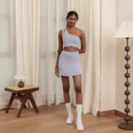 Asymmetrical-Light Support-Tennis-Bra-&-Light-Weight-High-Rise-Tennis-Skirt