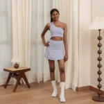 Asymmetrical-Light Support-Tennis-Bra-&-Light-Weight-High-Rise-Tennis-Skirt